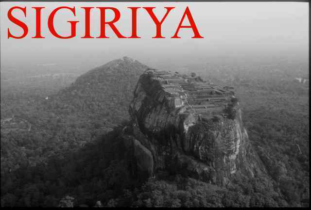 Aerial view of Sigiriya looking north